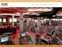 Tablet Screenshot of flexfitnessclub.com